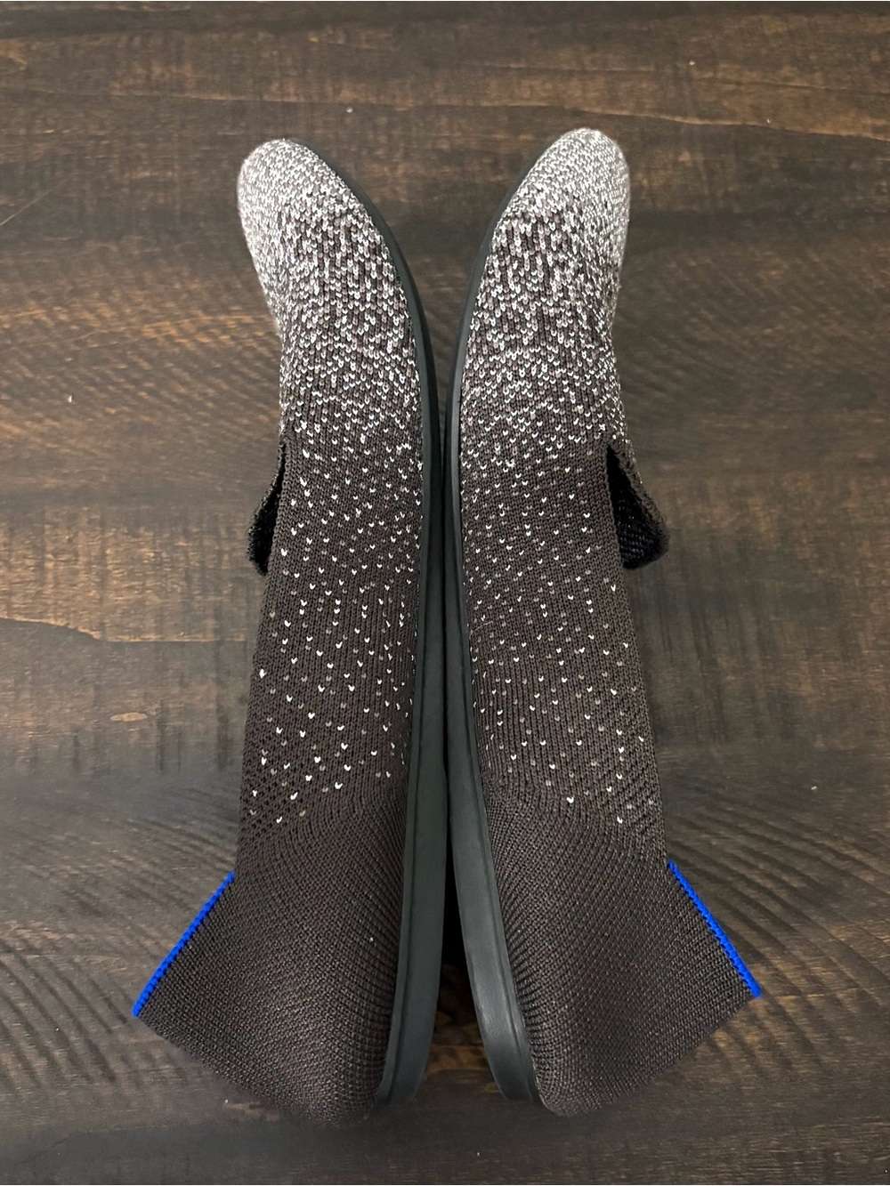 Rothy’s Twilight Metallic Ombre Loafers Chocolate - Picture 6 of 8
